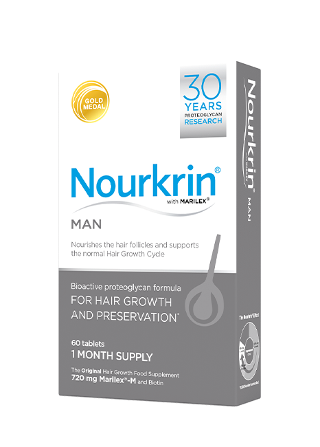 Nourkrin Man prevent Hair Loss box image 60 tablets